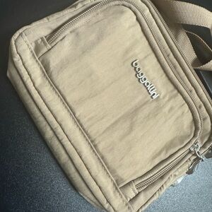 Baggallini Khaki Messenger Bag